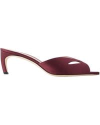 Victoria Beckham - Satin Sandals - Lyst