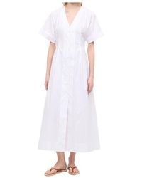 STAUD - Short-Sleeved Dress - Lyst