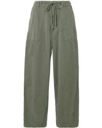 James Perse - Cotton-Blend Tapered Pants - Lyst