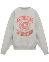 Anine Bing - Sports Club Logo Sweatshirt - Lyst