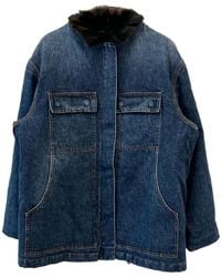 Magda Butrym - Patch-Pocket Denim Jacket - Lyst