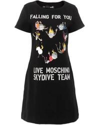 Moschino - A Printed Dress - Lyst