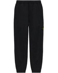 Stone Island - Logo Patch Sweatpants - Lyst