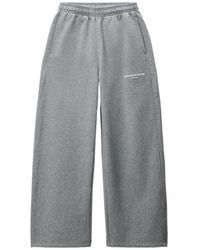 Alexander Wang - Mid-Rise Relaxed Sweatpant W/ Logo Print - Lyst