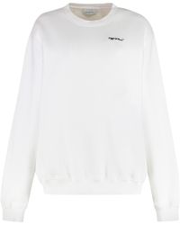 Off-White c/o Virgil Abloh - Cotton Crew-Neck Sweatshirt - Lyst