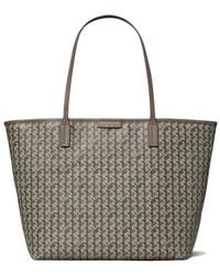 Tory Burch - Basketweave Canvas Bag - Lyst