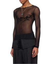 Jean Paul Gaultier - Tattoo Ruban Top - Lyst