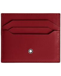 Montblanc - Logo Embossed Card Holder - Lyst