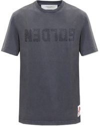 Golden Goose - Logo Printed Crewneck T-Shirt - Lyst