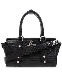 Vivienne Westwood - Orb-Plaque Embossed Mini Tote Bag - Lyst