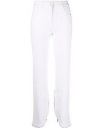 Givenchy - Slim-Cut 4G-Motif Trousers - Lyst