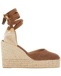 Castañer - Castañer Carina Ankle Strap Wedge Espadrilles - Lyst