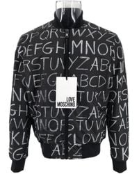 Moschino - Long-Sleeved Zipper Casual Jacket - Lyst