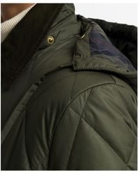 Barbour - Diamond Quilted Long Hooded Coat - Lyst