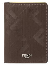 Fendi - Shadow Bi-Fold Card Holder - Lyst