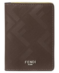 Fendi - Shadow Bi-Fold Card Holder - Lyst
