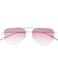 Barton Perreira - Mcnair Aviator-Style Metal Sunglasses - Lyst