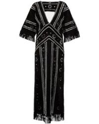 Dodo Bar Or - Brett Suede Cutout Midi Dress - Lyst