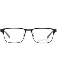 Emporio Armani - Frosted Square Frame Flat Mirror - Lyst
