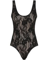 Zimmermann - Lace Scoop Bodysuit - Lyst