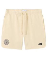 Stone Island - Loose-Wide-Leg-Fit Shorts With Drawstring Waistband - Lyst