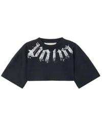 Palm Angels - Big Neck Logo Cropped T-Shirt - Lyst