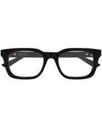 Gucci - Rectangle Eyeglasses - Lyst