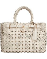 Tommy Hilfiger - The American Icon Braided Leather Tote Bag - Lyst