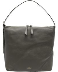 A.P.C. - Vera Grained Leather Shoulder Bag - Lyst