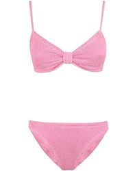 Hunza G - Alicia Crinkle Bikini - Lyst