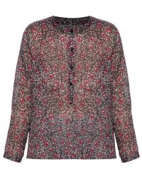 Isabel Marant - Maria Floral Buttoned Top - Lyst