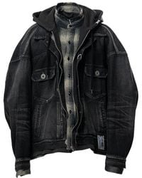 Maison Mihara Yasuhiro - Triple Layered Denim Jacket - Lyst