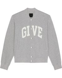 Givenchy - Jersey Varsity Bomber Jacket - Lyst