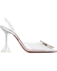AMINA MUADDI - Transparent Begum Glass Sling 95 High-Heeled Sandals - Lyst