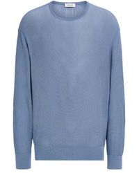 Ferragamo - Ferragamo Ribbed-Knit Crewneck Jumper - Lyst