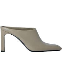 TOTEME - 85Mm Square Toe Bar Mules - Lyst