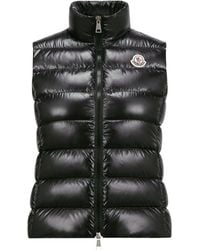 Moncler - Ghany Logo Patch Zip-Up Padded Vest - Lyst