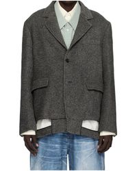ANDERSSON BELL - Inside Out Wool Blazer - Lyst