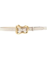 Rag & Bone - Simple Leather Slim Belt - Lyst