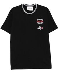 Iceberg - Ringer Graphic T-Shirt - Lyst