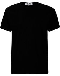 COMME DES GARÇONS PLAY - Comme Des Garçons Play Logo Patch Crewneck T-Shirt - Lyst