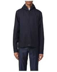 C.P. Company - Hooded Cotton Shirt Jacket - Lyst