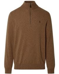 Polo Ralph Lauren - Pony Embroidered Half-Zipped Jumper - Lyst