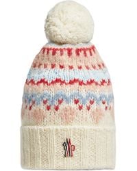 Moncler - Wool, Mohair Alpaca Beanie - Lyst
