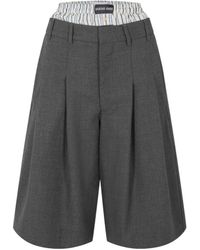 Marine Serre - Tailored Shorts - Lyst