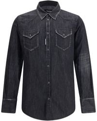DSquared² - Classic Western Shirt - Lyst