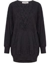 Valentino - Embroidered Crewneck Sweatshirt - Lyst