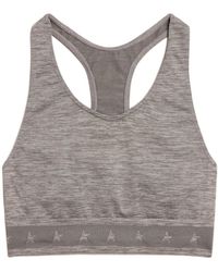 Golden Goose - Logo-Underband Cropped Top - Lyst