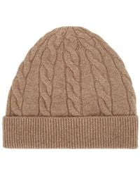 Loro Piana - Cedar Cable-Knit Beanie Hat - Lyst