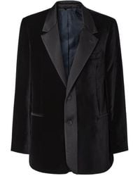 Fendi - Velvet Single-Breasted Blazer - Lyst